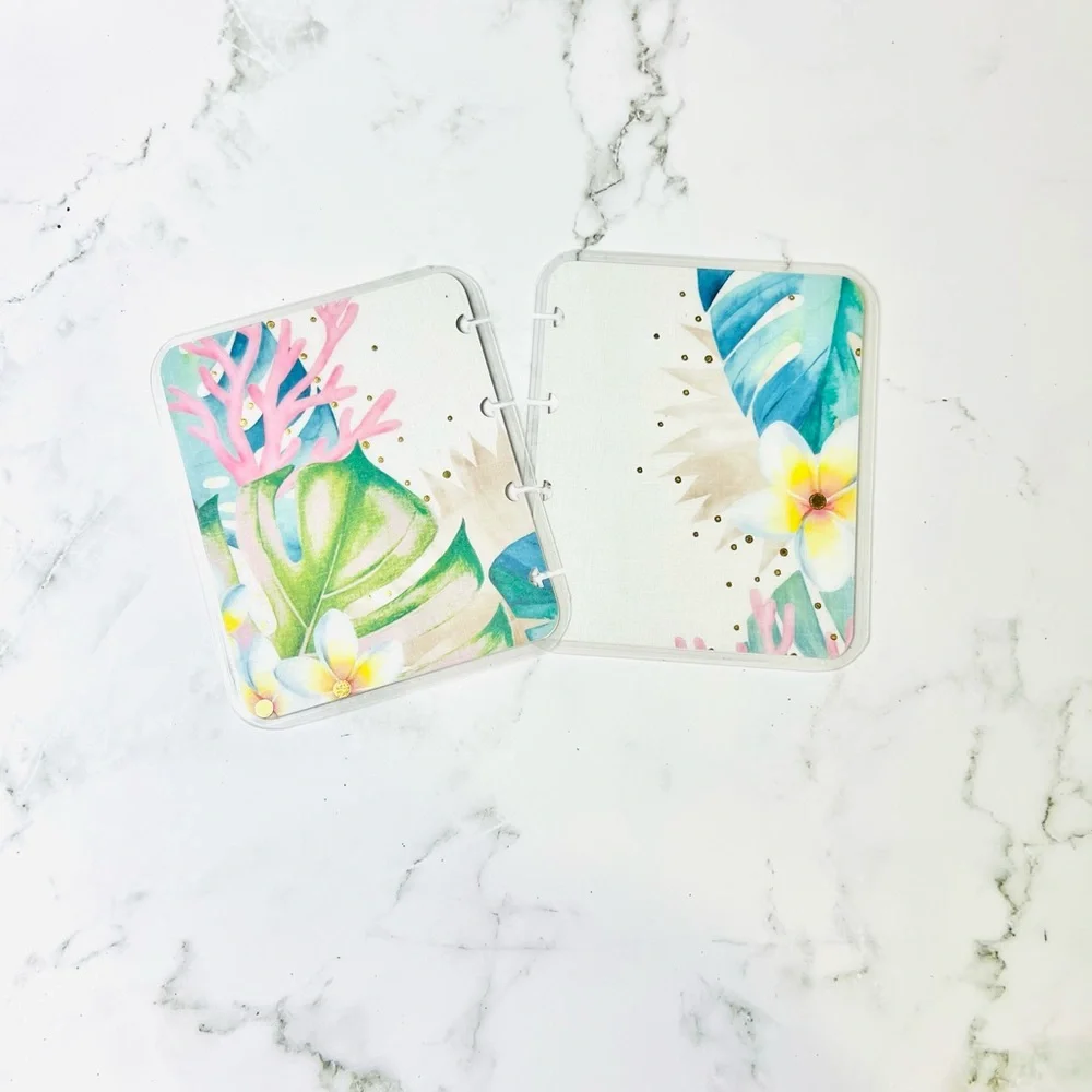 Planner micro size tropical floral 12 months plants lover stickers